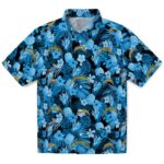 Los Angeles Chargers Hawaiian Shirt - Floral Pineapple Blue 1 los-angeles-chargers-floral-pineapple-blue-hawaiian-shirt-best-selling