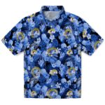 Los Angeles Rams Hawaiian Shirt - Floral Pineapple Blue 1 los-angeles-rams-floral-pineapple-blue-hawaiian-shirt-best-selling