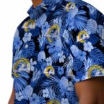 los-angeles-rams-floral-pineapple-blue-hawaiian-shirt-best-selling