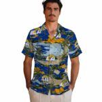 los-angeles-rams-palm-horizon-blue-hawaiian-shirt-best-selling