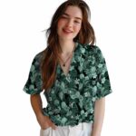 michigan-state-spartans-floral-pineapple-green-hawaiian-shirt-best-selling