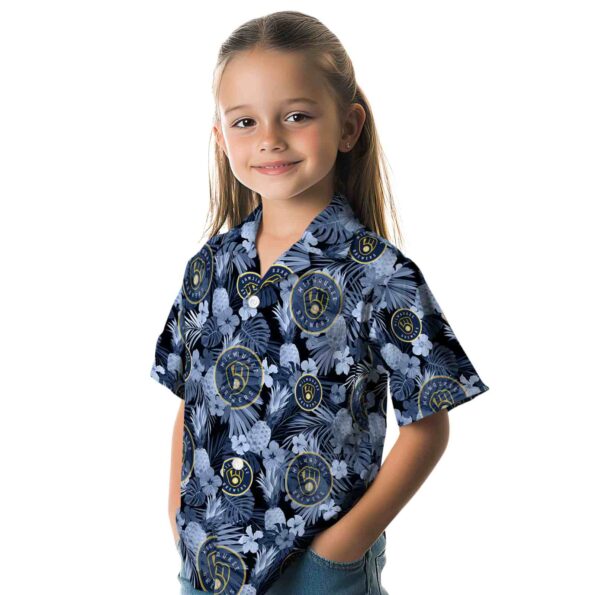 milwaukee-brewers-floral-pineapple-navy-blue-hawaiian-shirt-premium-grade milwaukee brewers floral pineapple navy blue hawaiian shirt premium grade