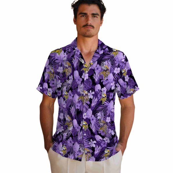 minnesota-vikings-floral-pineapple-purple-hawaiian-shirt-fashion-forward minnesota vikings floral pineapple purple hawaiian shirt fashion forward