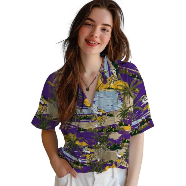 minnesota-vikings-palm-horizon-purple-hawaiian-shirt-latest-model minnesota vikings palm horizon purple hawaiian shirt latest model