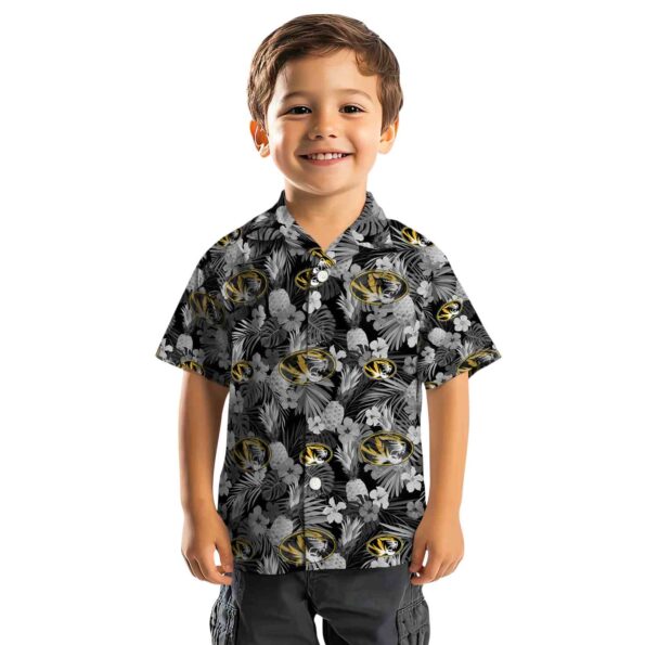 missouri tigers floral pineapple black hawaiian shirt top rated