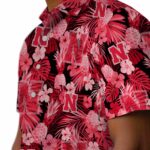 nebraska-cornhuskers-floral-pineapple-red-hawaiian-shirt-best-selling