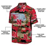 nebraska-cornhuskers-palm-horizon-red-hawaiian-shirt-best-selling