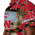 nebraska-cornhuskers-palm-horizon-red-hawaiian-shirt-best-selling