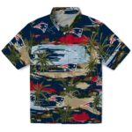 New England Patriots Hawaiian Shirt - Palm Horizon Blue 1 new-england-patriots-palm-horizon-blue-hawaiian-shirt-best-selling