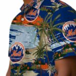 new-york-mets-palm-horizon-blue-hawaiian-shirt-best-selling