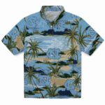 North Carolina Tar Heels Hawaiian Shirt - Palm Horizon Light Blue 1 north-carolina-tar-heels-palm-horizon-light-blue-hawaiian-shirt-best-selling