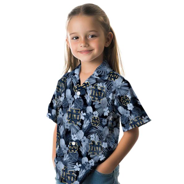 notre-dame-fighting-irish-floral-pineapple-navy-hawaiian-shirt-premium-grade notre dame fighting irish floral pineapple navy hawaiian shirt premium grade