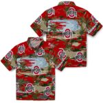 ohio-state-buckeyes-palm-horizon-scarlet-hawaiian-shirt-best-selling
