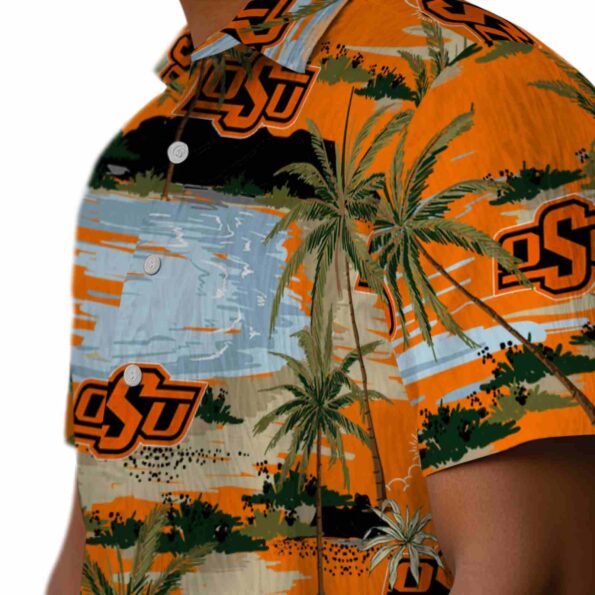 oklahoma-state-cowboys-palm-horizon-orange-hawaiian-shirt-trendy oklahoma state cowboys palm horizon orange hawaiian shirt trendy