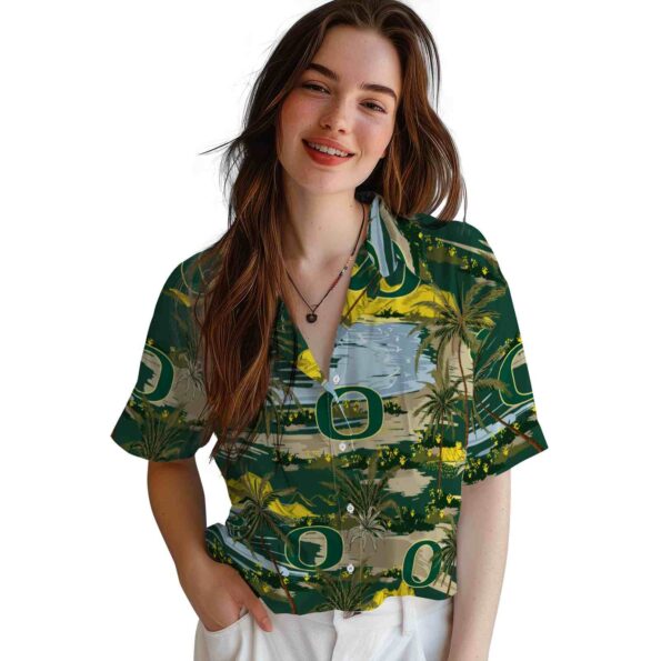 oregon-ducks-palm-horizon-green-hawaiian-shirt-latest-model oregon ducks palm horizon green hawaiian shirt latest model