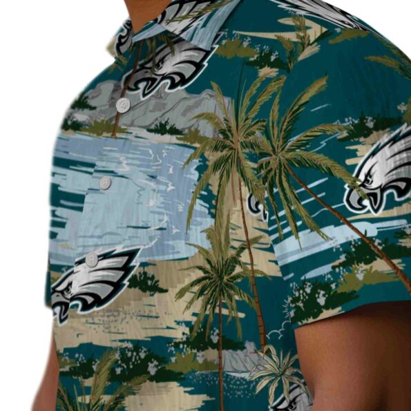 philadelphia-eagles-palm-horizon-green-hawaiian-shirt-trendy philadelphia eagles palm horizon green hawaiian shirt trendy