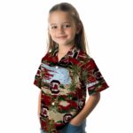 south-carolina-gamecocks-palm-horizon-garnet-hawaiian-shirt-best-selling