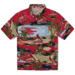 St. Louis Cardinals Hawaiian Shirt - Palm Horizon Red 1 st-louis-cardinals-palm-horizon-red-hawaiian-shirt-best-selling