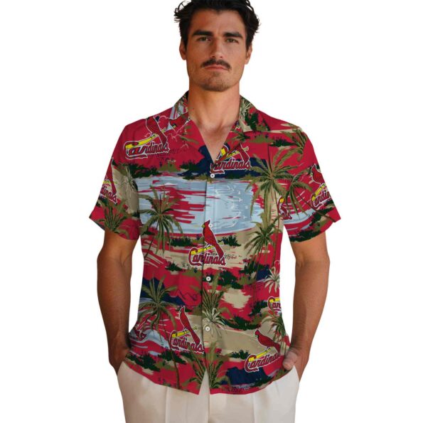 st-louis-cardinals-palm-horizon-red-hawaiian-shirt-fashion-forward st louis cardinals palm horizon red hawaiian shirt fashion forward