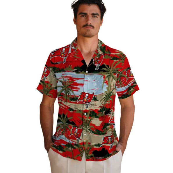 tampa-bay-buccaneers-palm-horizon-red-hawaiian-shirt-fashion-forward tampa bay buccaneers palm horizon red hawaiian shirt fashion forward