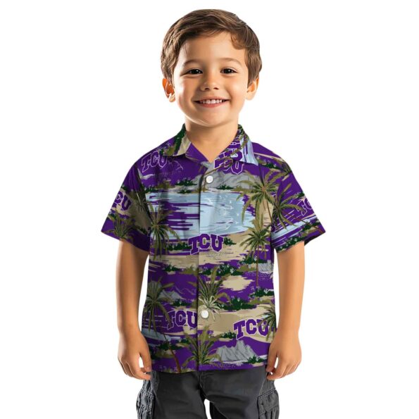 tcu-horned-frogs-palm-horizon-purple-hawaiian-shirt-top-rated tcu horned frogs palm horizon purple hawaiian shirt top rated
