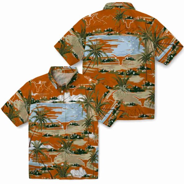 texas-longhorns-palm-horizon-orange-hawaiian-shirt-high-quality texas longhorns palm horizon orange hawaiian shirt high quality