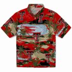 Texas Tech Red Raiders Hawaiian Shirt - Palm Horizon Red 1 texas-tech-red-raiders-palm-horizon-red-hawaiian-shirt-best-selling
