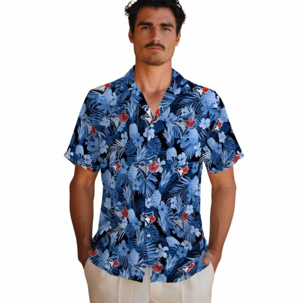 toronto-blue-jays-floral-pineapple-blue-hawaiian-shirt-fashion-forward toronto blue jays floral pineapple blue hawaiian shirt fashion forward