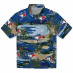Toronto Blue Jays Hawaiian Shirt - Palm Horizon Blue 1 toronto-blue-jays-palm-horizon-blue-hawaiian-shirt-best-selling
