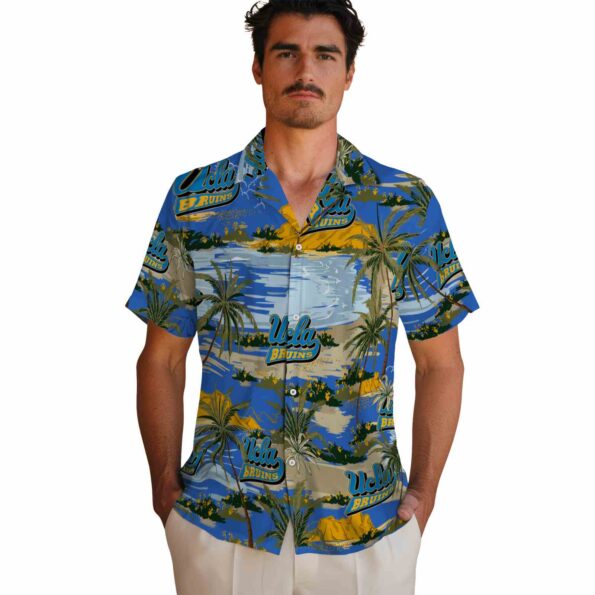 ucla-bruins-palm-horizon-blue-hawaiian-shirt-fashion-forward ucla bruins palm horizon blue hawaiian shirt fashion forward