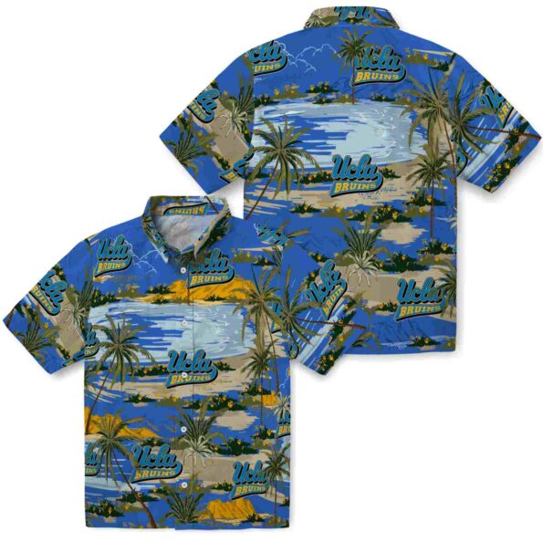 ucla-bruins-palm-horizon-blue-hawaiian-shirt-high-quality ucla bruins palm horizon blue hawaiian shirt high quality