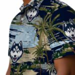 uconn-huskies-palm-horizon-blue-hawaiian-shirt-best-selling