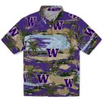 Washington Huskies Hawaiian Shirt - Palm Horizon Purple 1 washington-huskies-palm-horizon-purple-hawaiian-shirt-best-selling