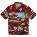 Washington Nationals Hawaiian Shirt - Palm Horizon Red 1 washington-nationals-palm-horizon-red-hawaiian-shirt-best-selling