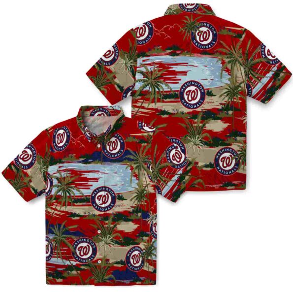 washington-nationals-palm-horizon-red-hawaiian-shirt-high-quality washington nationals palm horizon red hawaiian shirt high quality