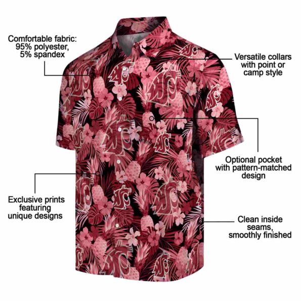 washington-state-cougars-floral-pineapple-crimson-hawaiian-shirt-new-arrival washington state cougars floral pineapple crimson hawaiian shirt new arrival