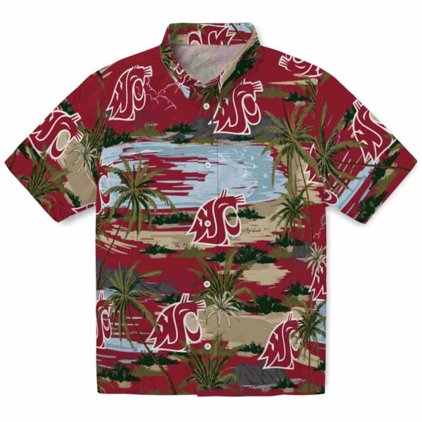 washington-state-cougars-palm-horizon-crimson-hawaiian-shirt-best-selling washington state cougars palm horizon crimson hawaiian shirt best selling