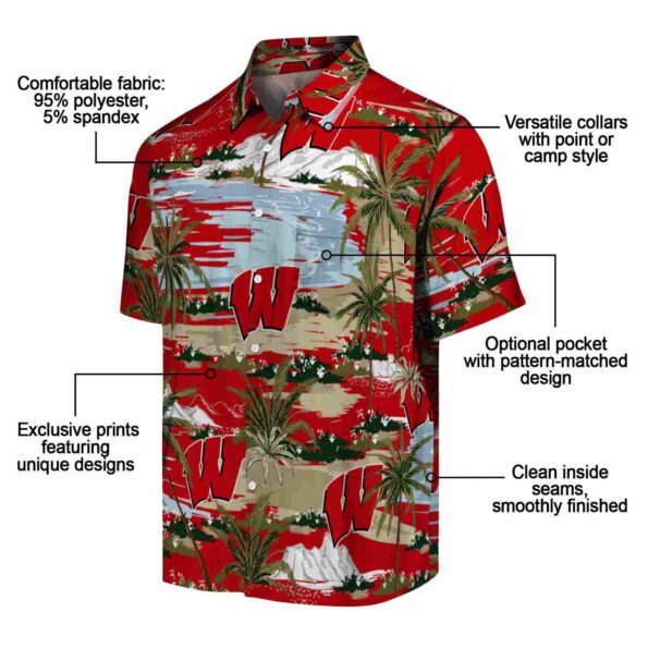 wisconsin-badgers-palm-horizon-red-hawaiian-shirt-new-arrival wisconsin badgers palm horizon red hawaiian shirt new arrival