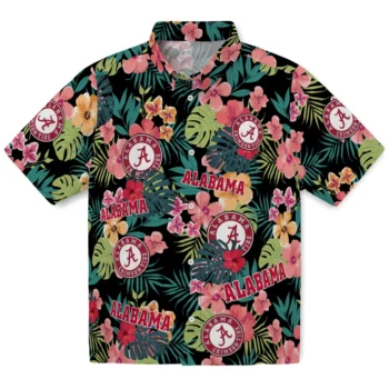 Alabama Crimson Tide Hawaiian Shirt Custom Hibiscus Paradise Best Selling