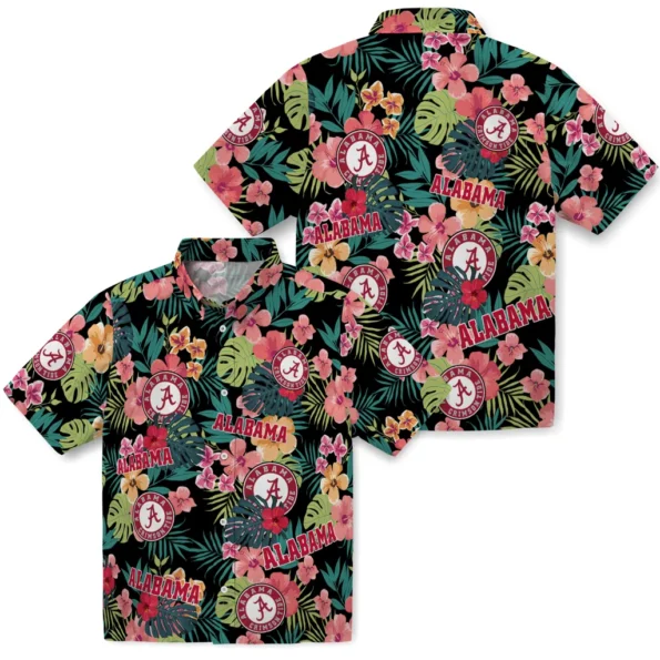 Alabama Crimson Tide Hawaiian Shirt Custom Hibiscus Paradise High Quality