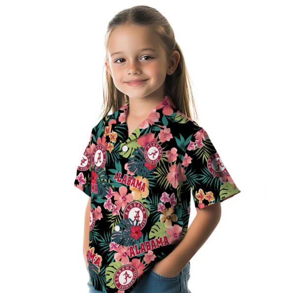 Alabama Crimson Tide Hawaiian Shirt Custom Hibiscus Paradise Premium Grade