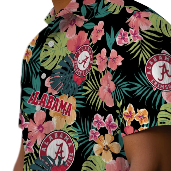 Alabama Crimson Tide Hawaiian Shirt Custom Hibiscus Paradise Trendy