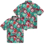 Alabama Crimson Tide Hawaiian Shirt Customized Hibiscus Blossoms Crimson Best Selling