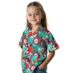 Alabama Crimson Tide Hawaiian Shirt Customized Hibiscus Blossoms Crimson Best Selling