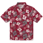 Alabama Crimson Tide Hawaiian Shirt - Tropical Floral Pattern 1 alabama-crimson-tide-hawaiian-shirt-hibiscus-flower-design-best-selling.webp