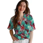 Arizona Cardinals Hawaiian Shirt Personalized Hibiscus Blossoms Red Best Selling