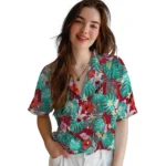 Arizona Diamondbacks Hawaiian Shirt Customized Hibiscus Blossoms Red Best Selling
