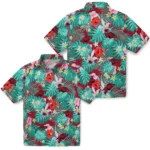 Arkansas Razorbacks Hawaiian Shirt Customized Hibiscus Blossoms Red Best Selling