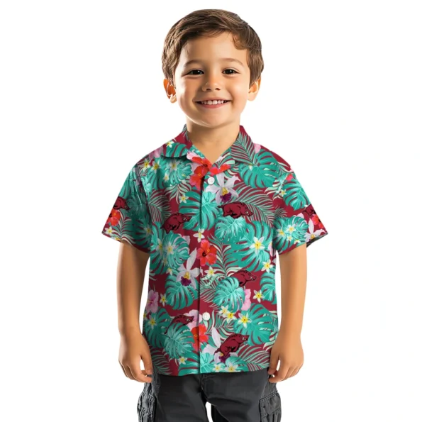 Arkansas Razorbacks Hawaiian Shirt Customized Hibiscus Blossoms Red Top Rated Arkansas Razorbacks Hawaiian Shirt Customized Hibiscus Blossoms Red Top Rated