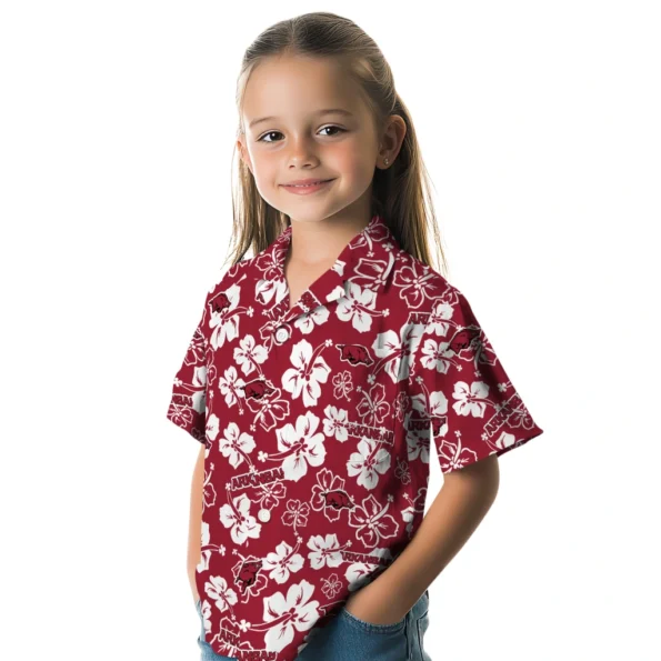 arkansas-razorbacks-hawaiian-shirt-hibiscus-flower-design-premium-grade.webp